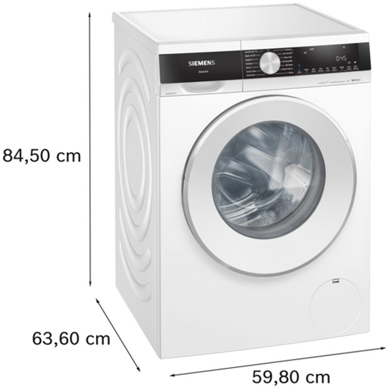 Siemens iQ500 WG56G2Z1GB Washing Machine 10kg 1600rpm White - View 4