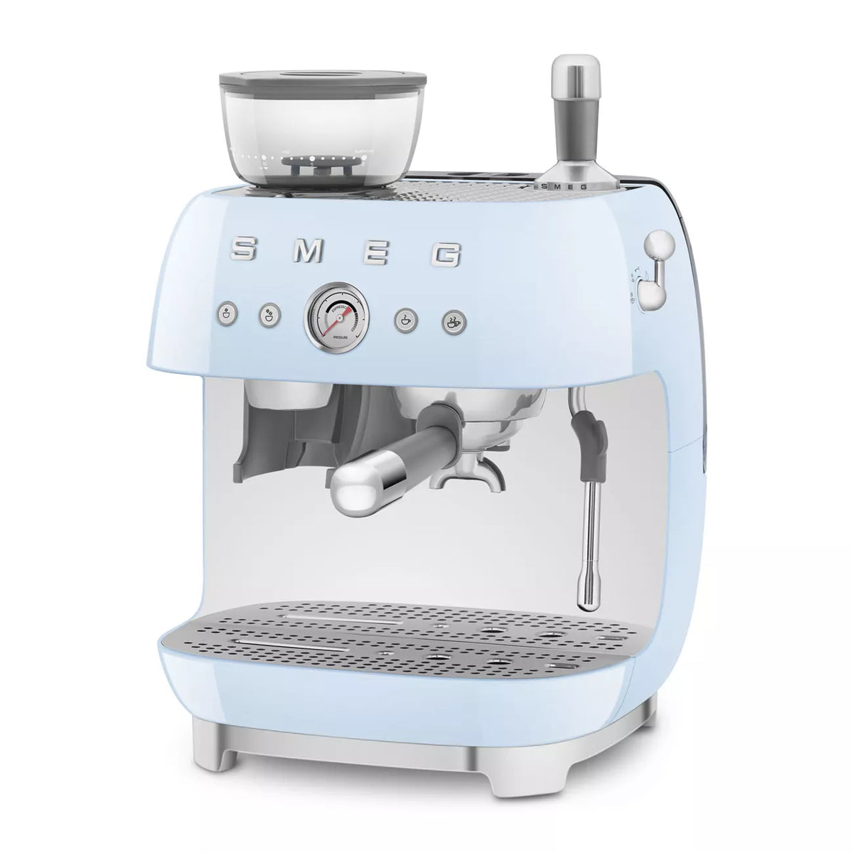 Smeg EGF03PBUK 50s Retro Style Espresso Machine 2.4L 1650W Pastel Blue - View 2