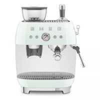 Smeg EGF03PGUK 50s Style Manual Espresso Machine Pastel Green thumbnail 1