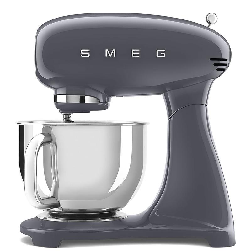 Smeg 50s Retro Style SMF03GRUK Stand Mixer 4.8L 800W Grey
