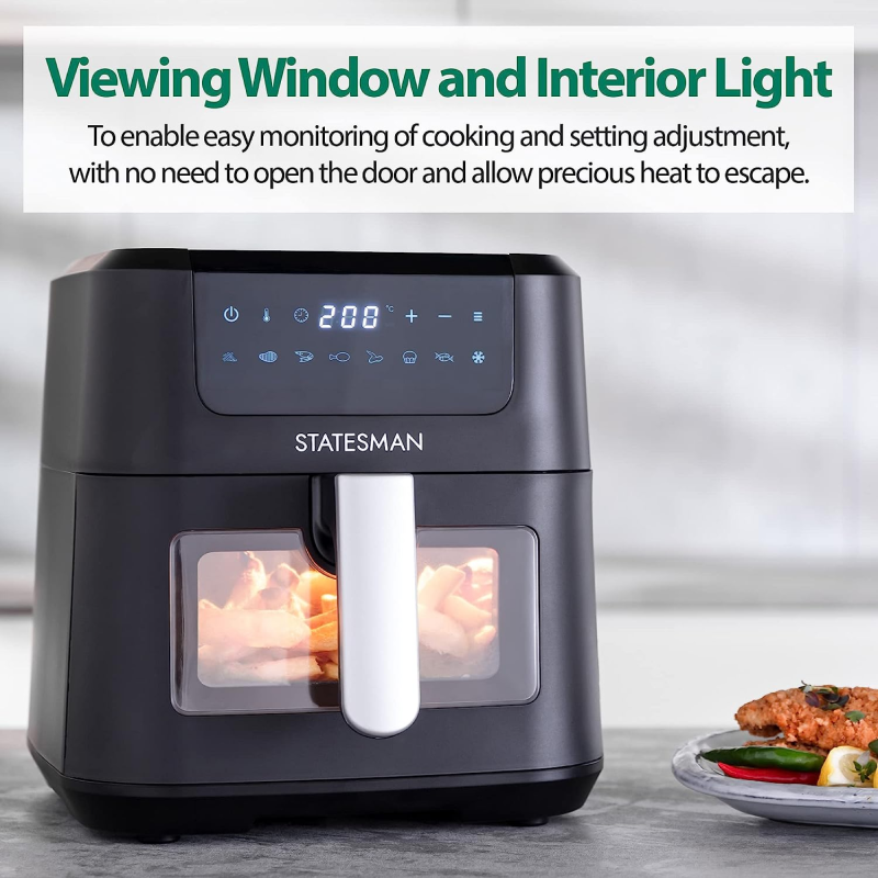 Statesman SKAF05015BK Air Fryer 5L 1500W Black - View 4