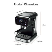 Swan SK22113BLK Digital Espresso Coffee Machine 1.5L Black thumbnail 6