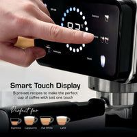 Swan SK22113BLK Digital Espresso Coffee Machine 1.5L Black thumbnail 2