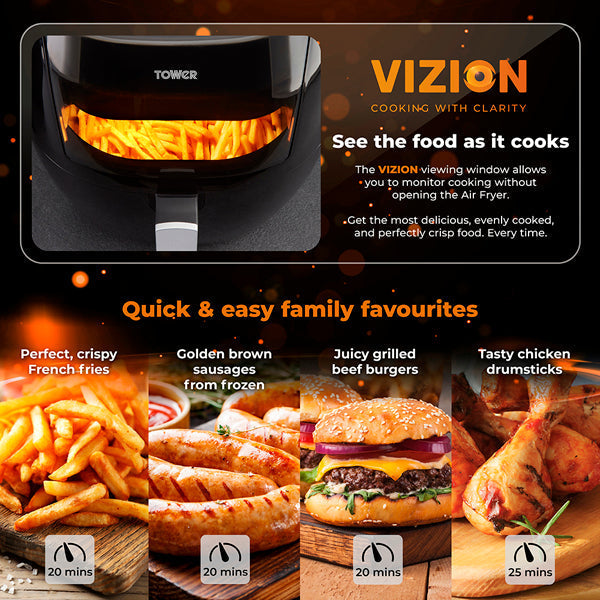 Tower T17072 Vortx Vizion Air Fryer 7L - View 3