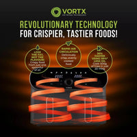 Tower T17138 Vortx Elite Dual Basket Air Fryer 10.4L Grey thumbnail 6